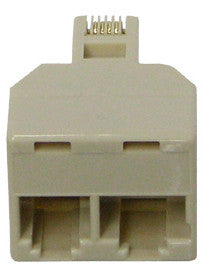 Two Plug adapter Avaya 400B 104152558 Compatible 