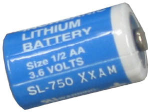 Replacement battery Inter-Tel  Axxess Axxent CPU 1/2 AA 