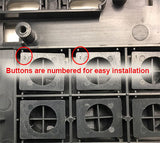 Cisco replacement buttonset numbered for easy installation
