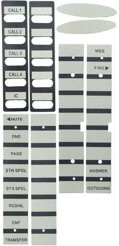 replacement paper name labels for Inter-Tel 8520, 8560, 8620, 8660