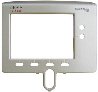 Replacement silver face plate bezel for Cisco 7942 or 7942G IP phones
