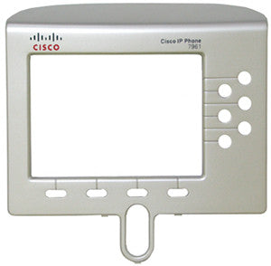 Replacement silver face plate bezel for Cisco 7961 or 7961G IP phones
