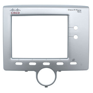 Replacement silver face plate bezel for Cisco 7945 or 7945G IP phones