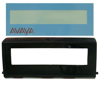 LCD CASE 30000: Avaya, Euro 18D, 34D, Black, with Lens, Old Style
